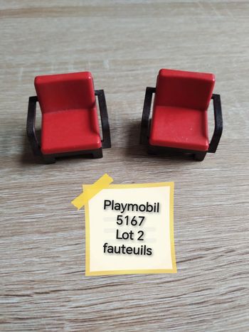 Playmobil 5167 lot 2 fauteuils