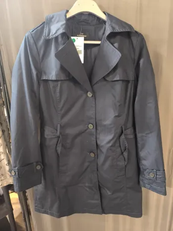 316469 veste bleu marine avec ceinture femme 40 C&A neuf avec étiquette