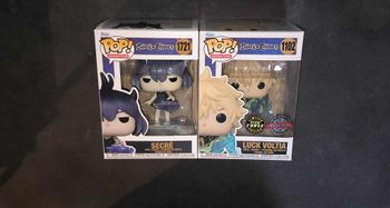 Lot 2 Figurines Funko Pop / Luck Voltia 1102 « Glow Chase » & Secré 1721 / Black Clover