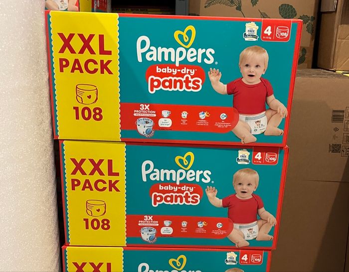 Couches Pampers pants xxl pack taille 4