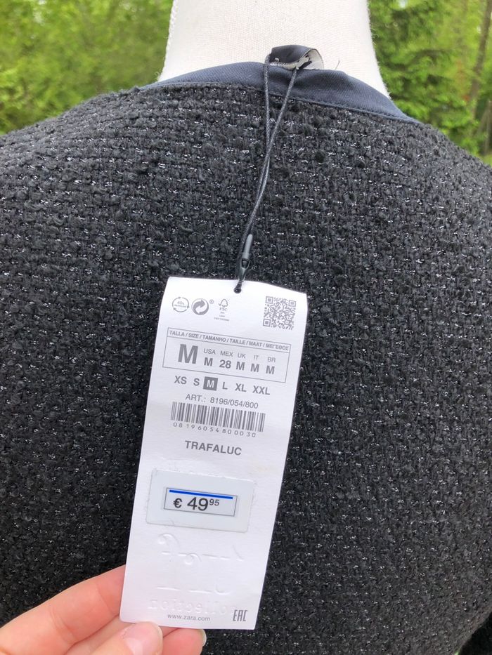 Robe Zara tweed neuve taille M - photo numéro 3