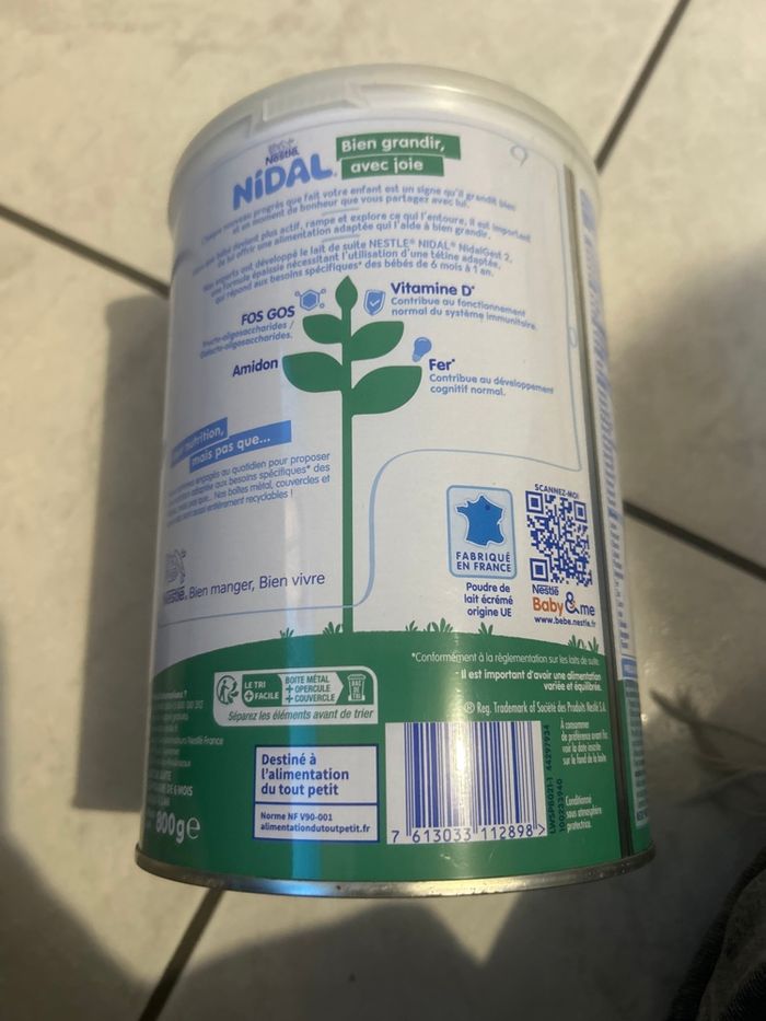 Lait Nidal 2 eme âge - photo numéro 2