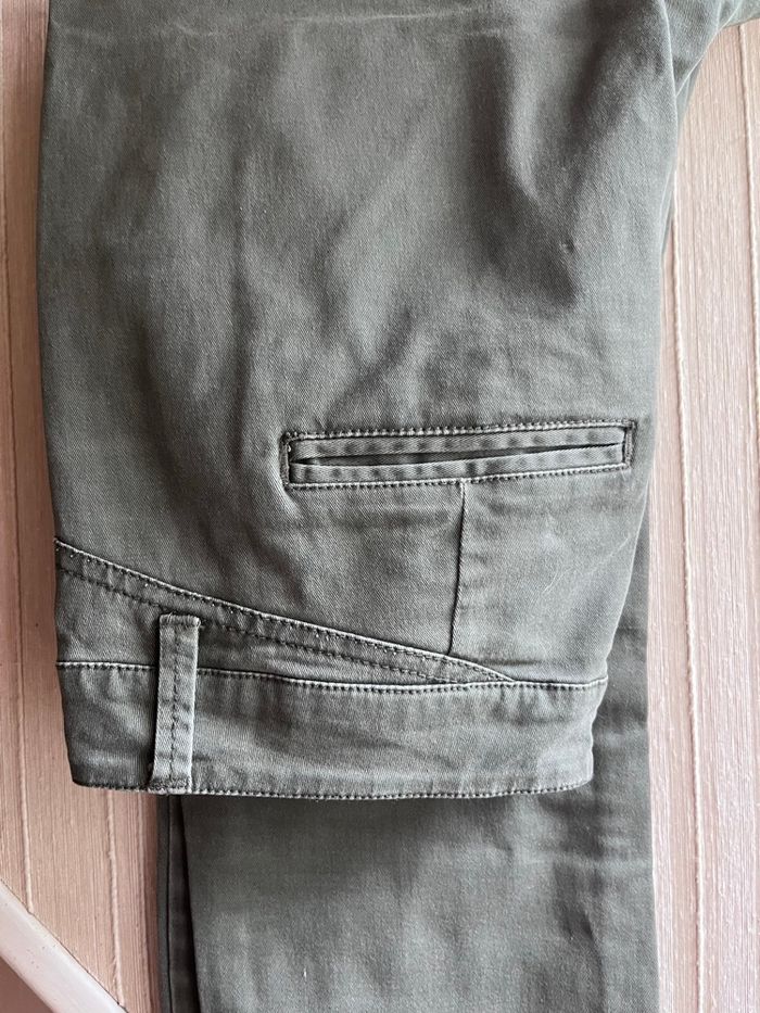 Jean droit kaki taille 38 - neuf - photo numéro 2