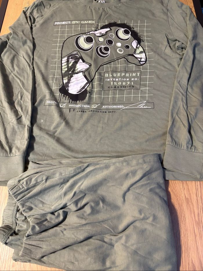 Ensemble pyjama garçon taille 164