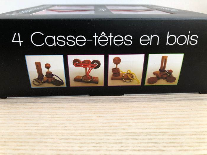 4 Casse-têtes en bois - photo numéro 3
