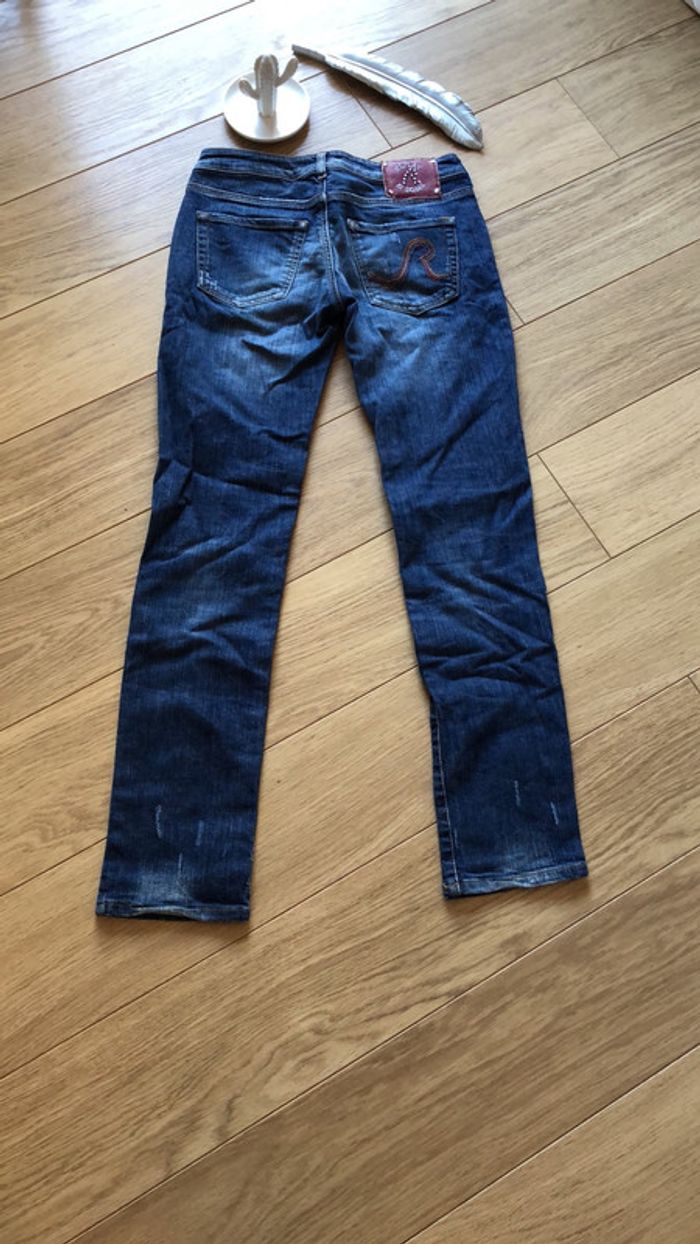Jean bleu taille 36 replay / jean coupe droite - photo numéro 5