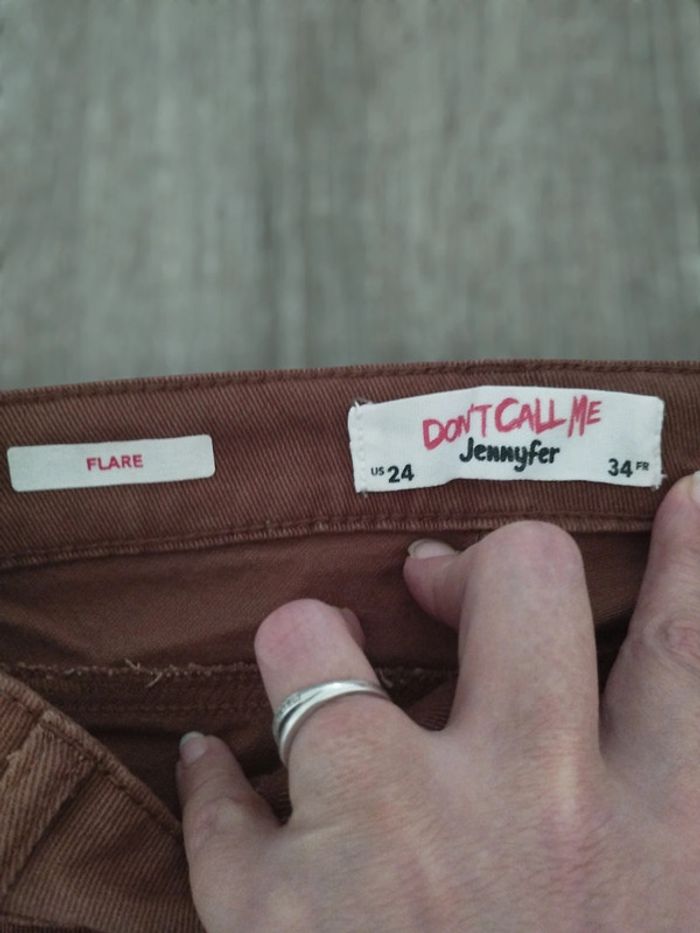 Jean flare T34 Jennifer (pattes d eph) - photo numéro 3