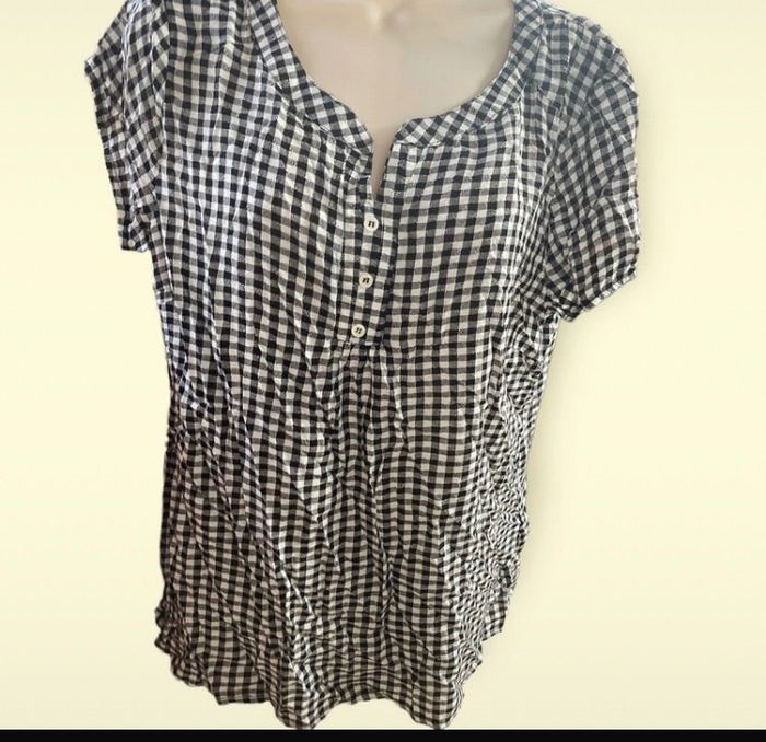 Blouse à carreaux 44/46