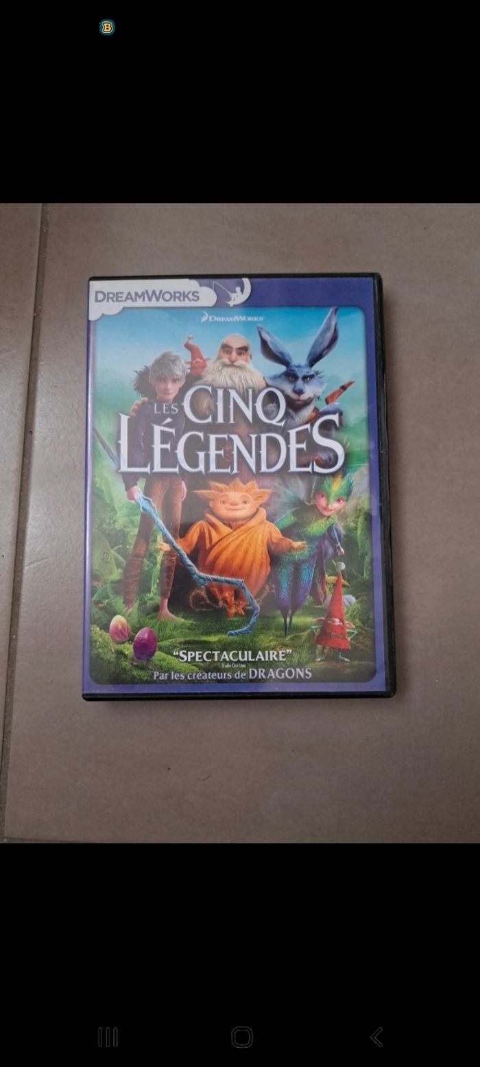 Dvd les cinq legendes
