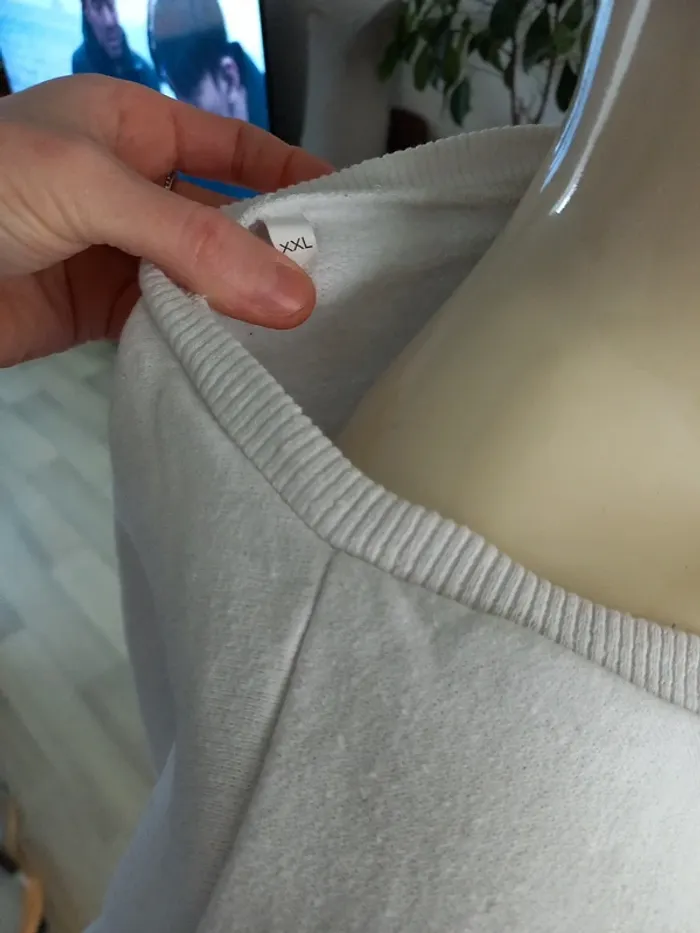 Pull blanc femme L - photo numéro 10