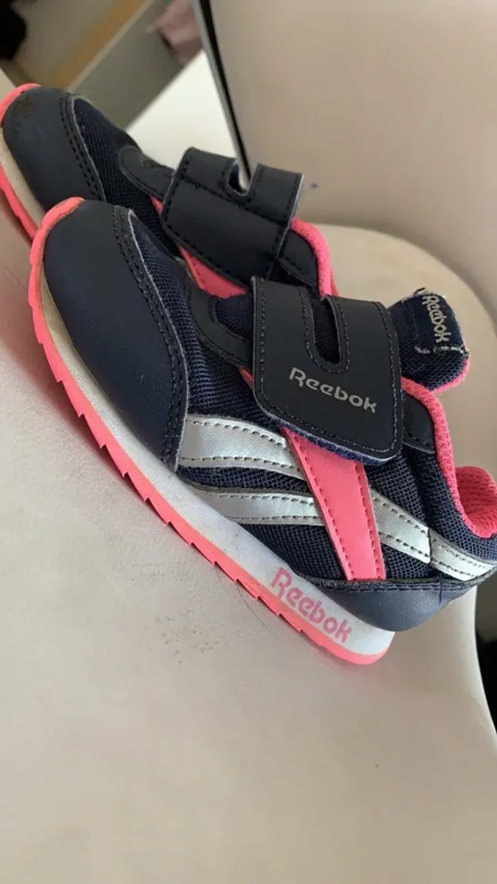 Baskets fille Reebok - Rose et bleu - photo numéro 2