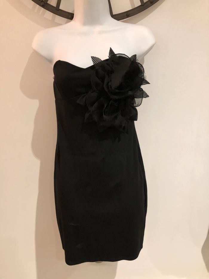 Robe bustier noire