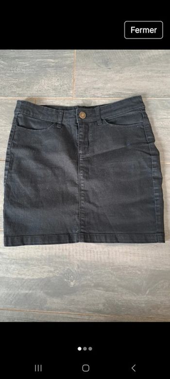 Jupe en jeans Tissaia 36
