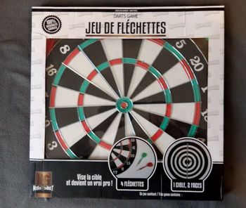 DARTS GAME Jeu de Fléchettes - Grande cible Double face