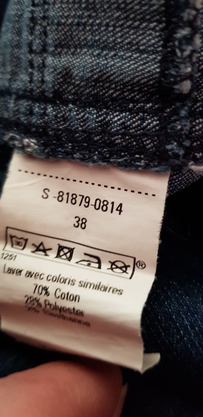 Jeans femme bronzini taille 38 - photo numéro 10