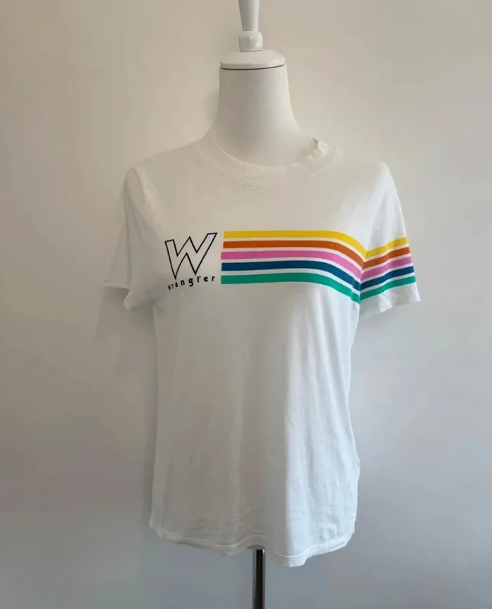 T-shirt Wangler femme blanc taille S parfait état