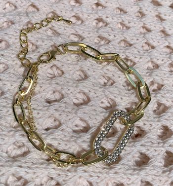 Bracelet doré ajustable