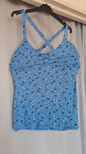 Débardeur bretelles croisées