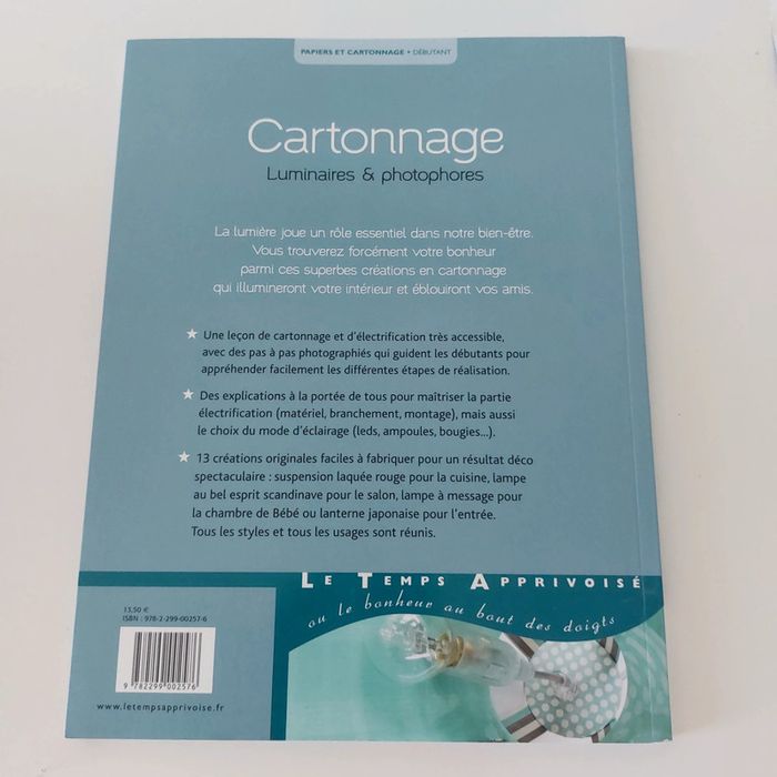 Livre - Cartonnage Luminaires & photophores - photo numéro 2
