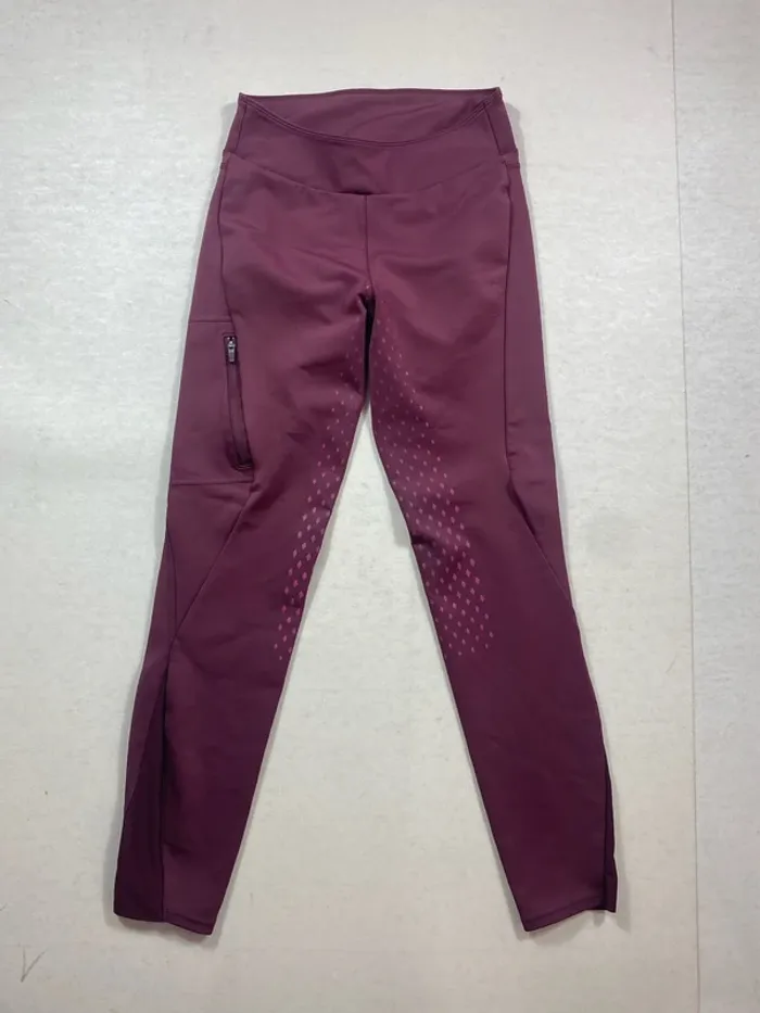 👖 Legging Fouganza – Bordeaux – Taille XS – Full grip – Très bon état - photo numéro 2