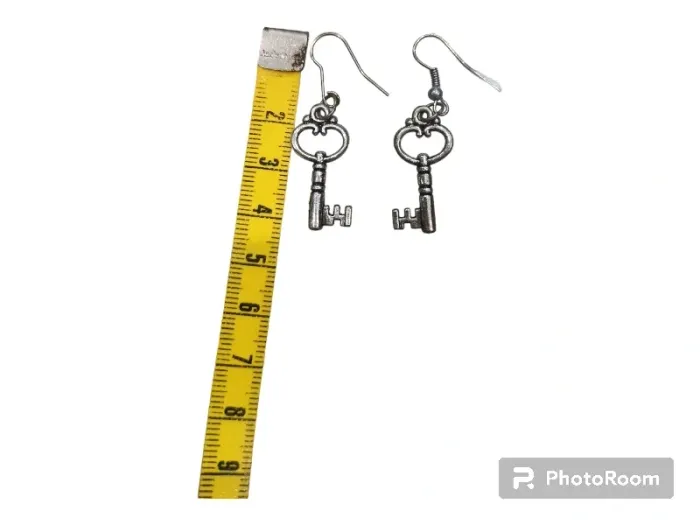 Boucles d'oreilles clés - photo numéro 2