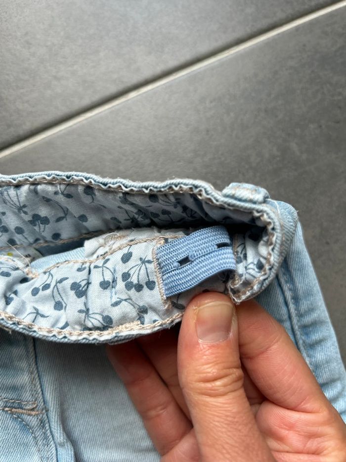 Short en jeans clair TAO bébé fille - photo numéro 6