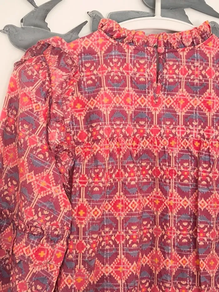 Blouse Sezane a volants imprimé 34 - photo numéro 14