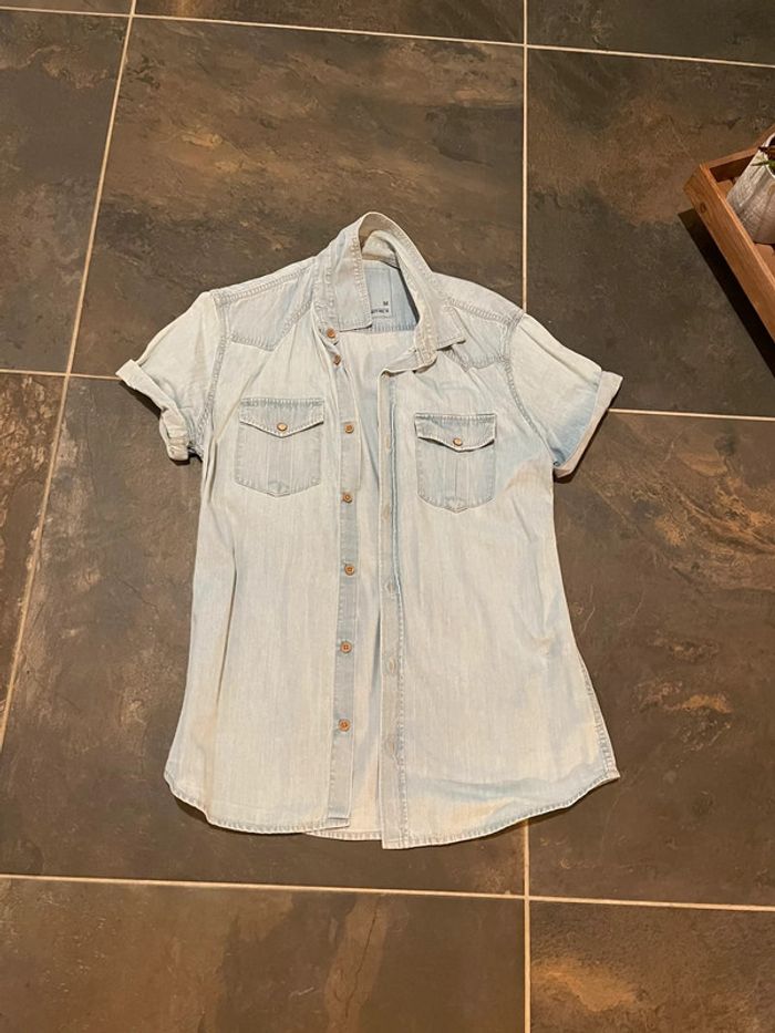 Chemisette en jean homme