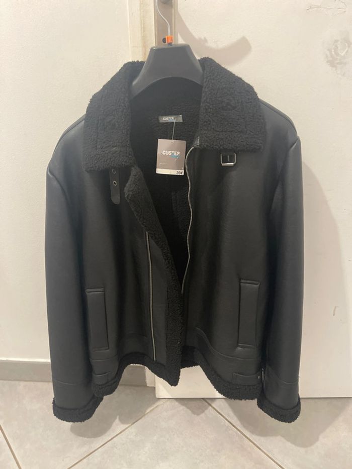Veste homme imitation cuir taille L