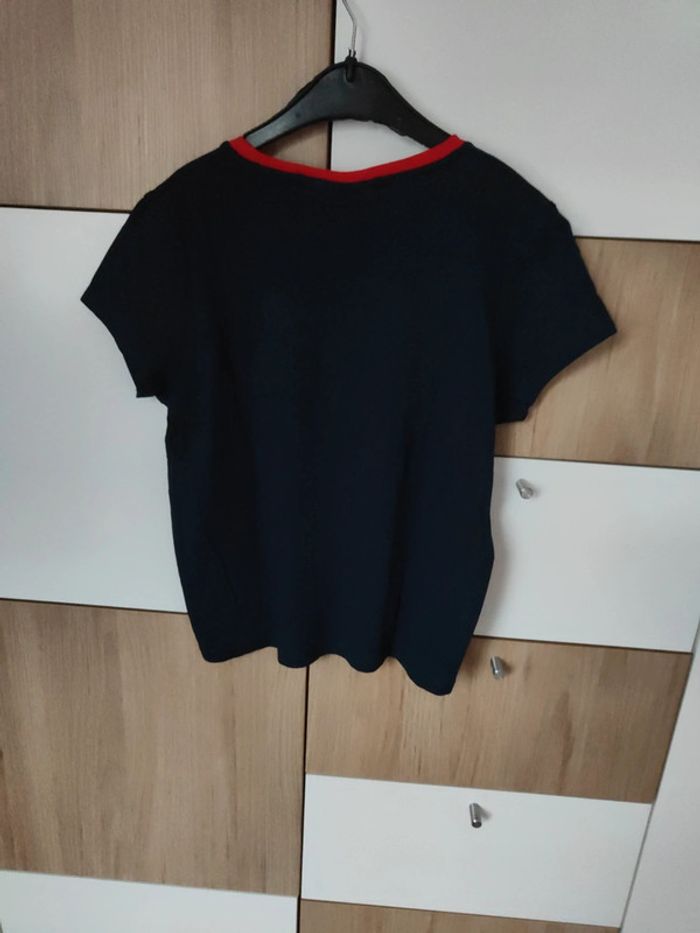 T-shirt bleu et rouge 12 ans - photo numéro 4