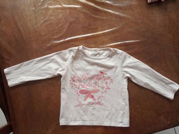 Maillot manches longues fille 86 cm (18 mois)