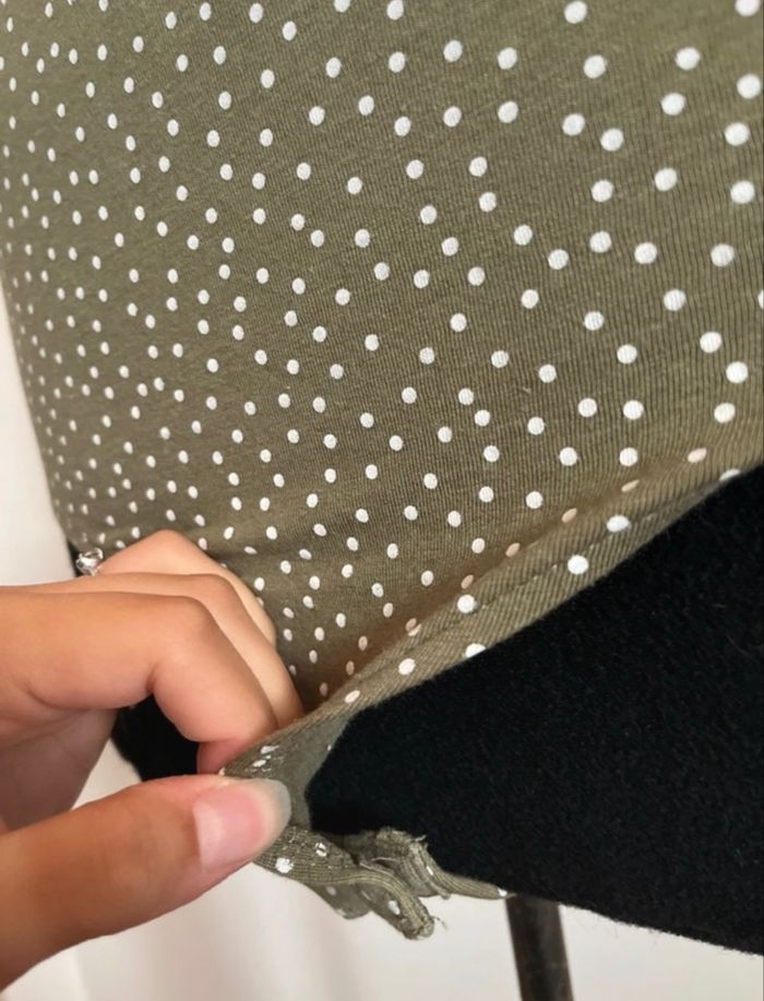 Bodies vert à pois taille S de chez Kiabi en très bon état - photo numéro 3