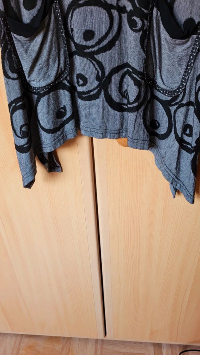 🟣 Taille 38 / 40 Robe Courte Asymetriqur Patrice BREAL 🟣 - photo numéro 4