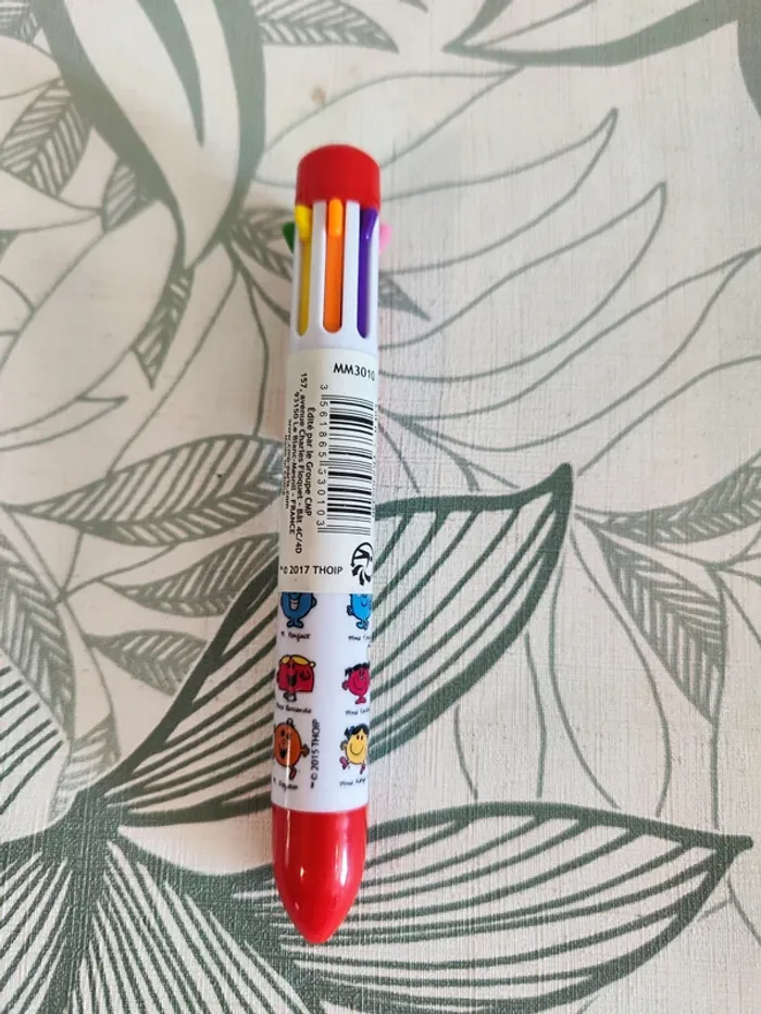 Stylo monsieur madame 8 couleurs rouge - photo numéro 3