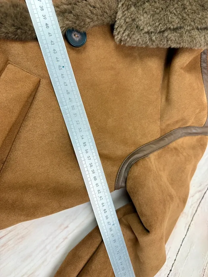 Blouson aviateur femme style mouton retourné Camaïeu L - photo numéro 9