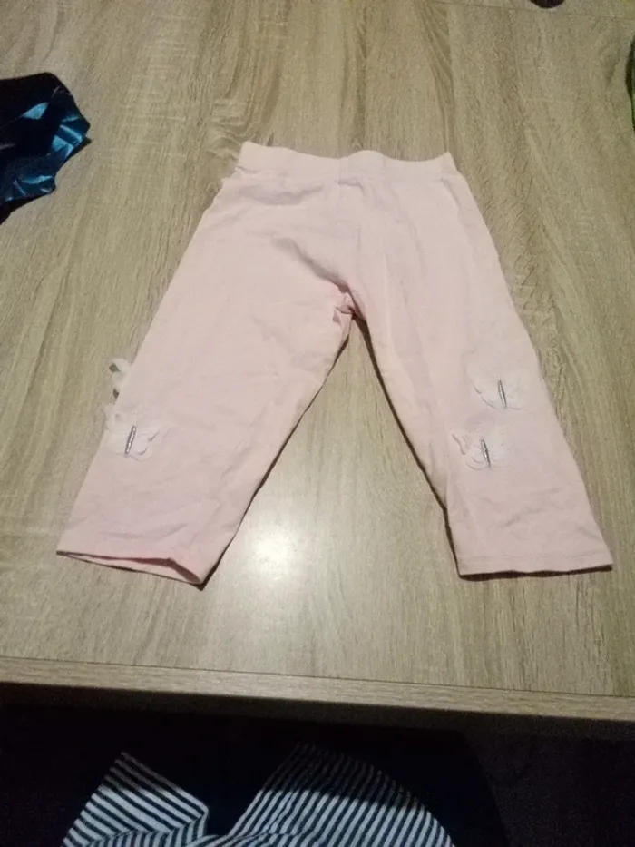 Pantacourt rose inextenso 6 ans