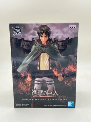 Figurine Banpresto Attack on Titan Master Stars Piece Figure Eren Yeager Bandai neuf