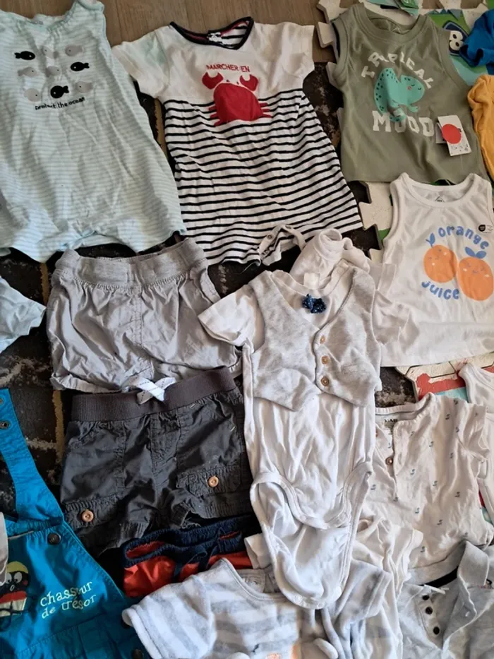 Lot vêtements ete 6mois - photo numéro 3