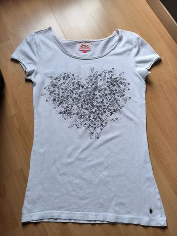 T-shirt blanc Only taille S
