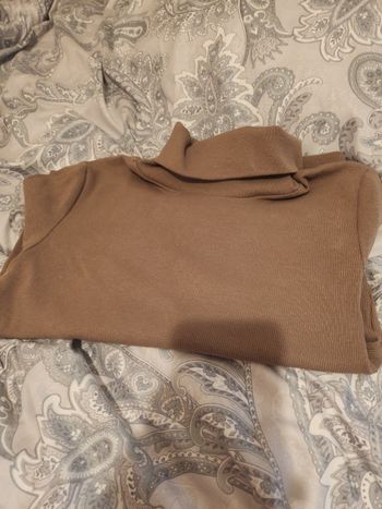 Pull col roulé