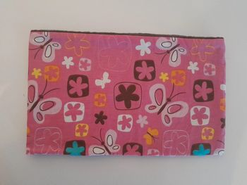 Tour de coup snood polaire fille 2‐3ans rose marron papillon