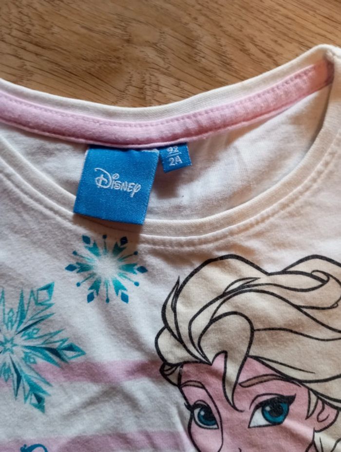 T-shirt reine des neiges 2 ans - photo numéro 2