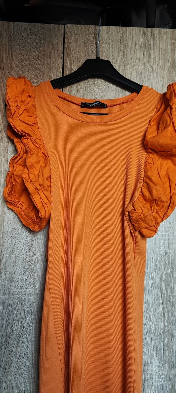 Robe orange - photo numéro 2