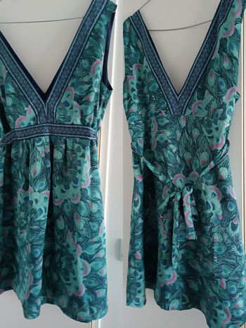 RobeH&M imprimé paon 