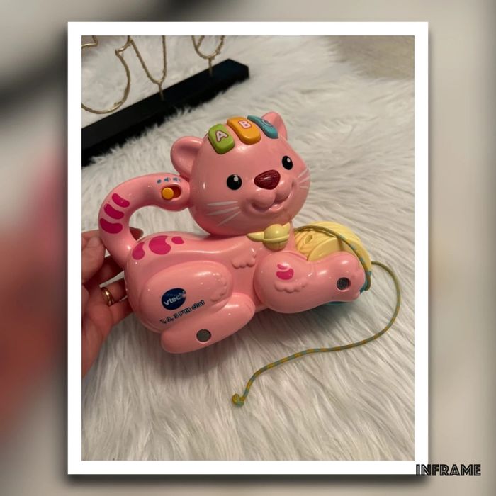 Très beau petit chat 🥰 musical v tech à tirer - photo numéro 2