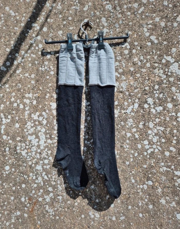 Paire de chaussettes hautes T.37->41 - photo numéro 2