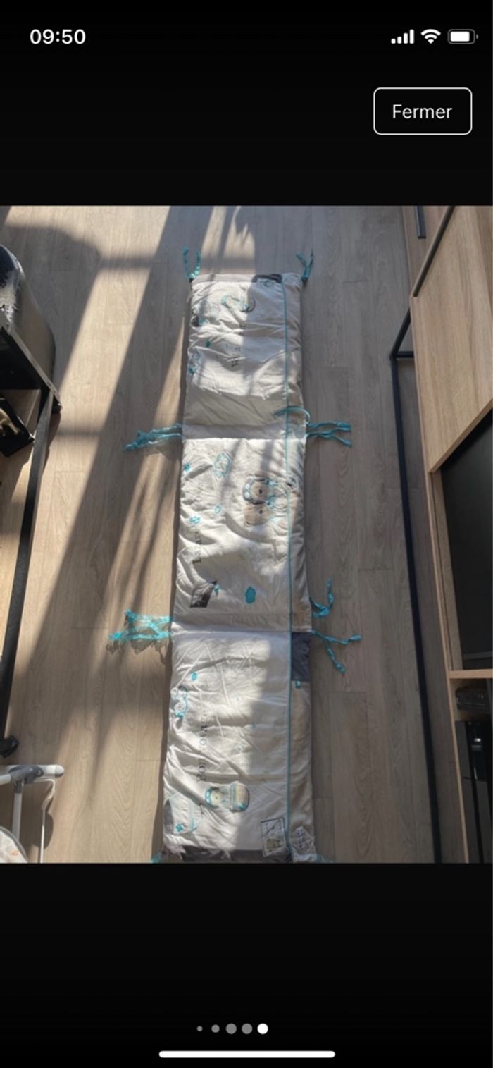 Ensemble tour de lit et gigoteuse