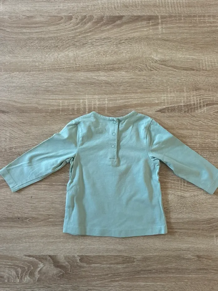 T-shirt manches longues vert Clair - photo numéro 4