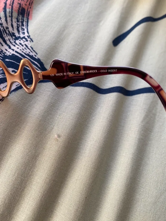 Lunettes de soleil marron Pucci - photo numéro 7