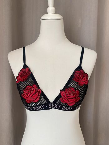 Soutien gorge Roses et résilles Lanshifei XL